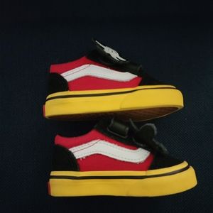 Disney  Mickey Mouse VANS Sneakers for toddler...Size 2
